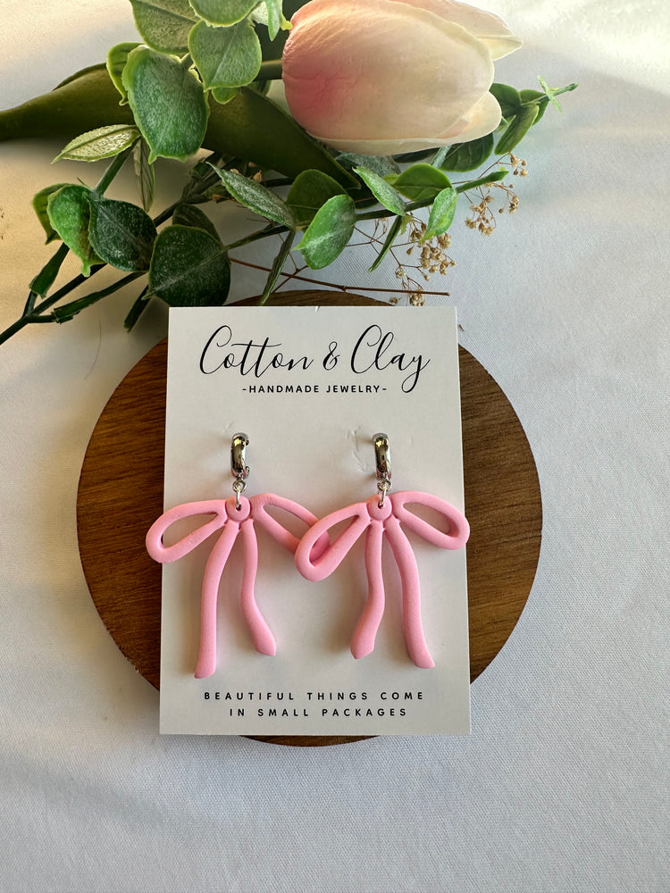 Large pink bow