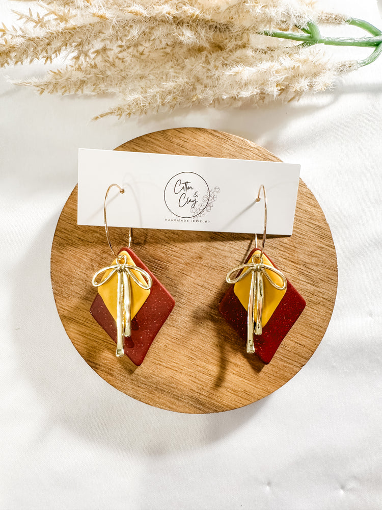 Diamond hoop- Commanders