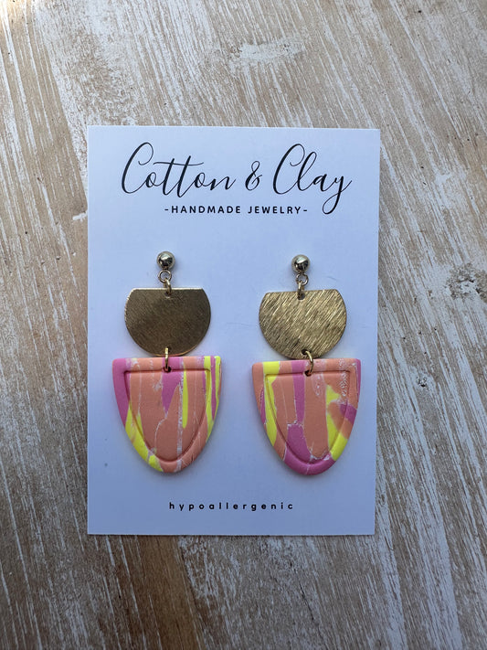 Bridgette- Orange/pink/yellow
