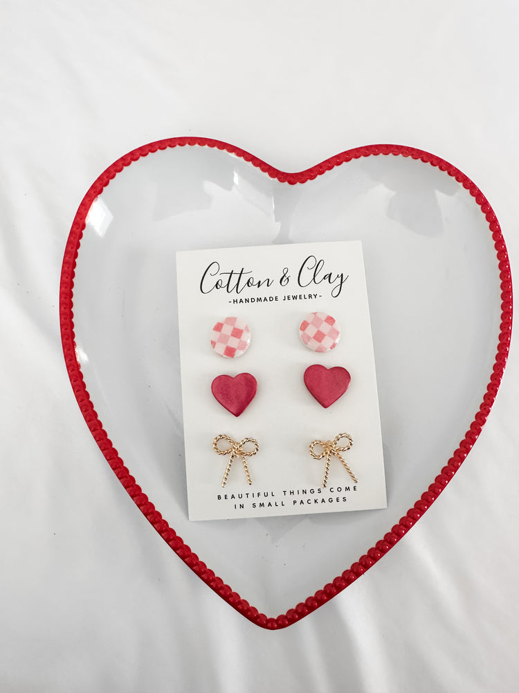 Red heart 3 pack
